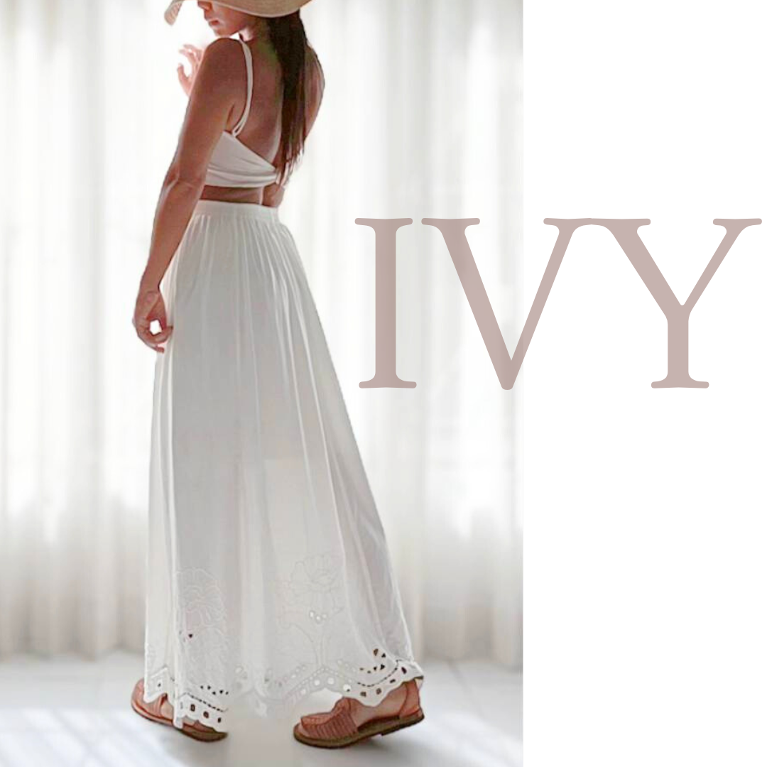 CINDY Skirt White│XS,S,M,L,XL Pre-order 14days