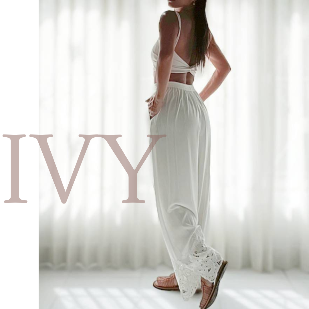 CINDY Pants White│SM , ML Pre-order 14days