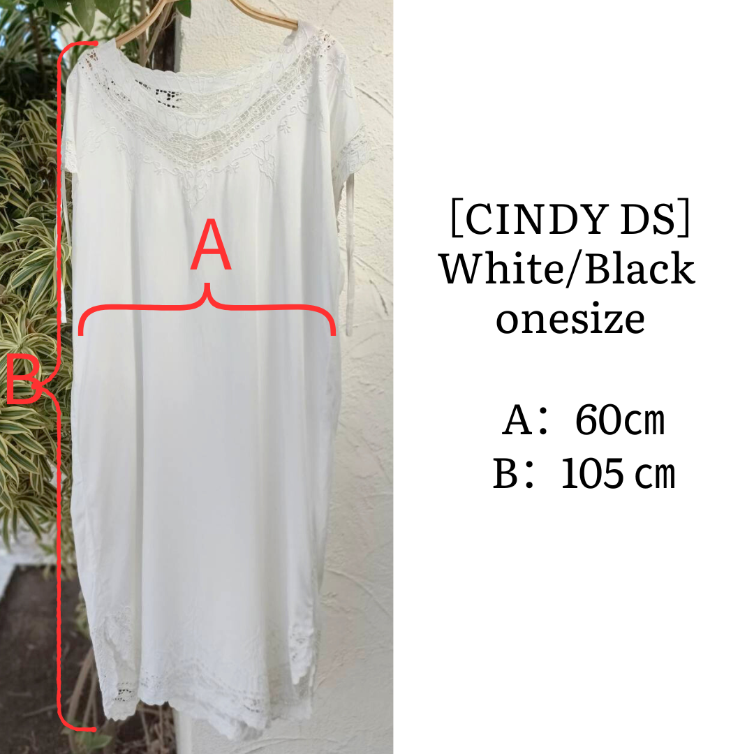 CINDY Dress White│Onesize Pre-order 14days