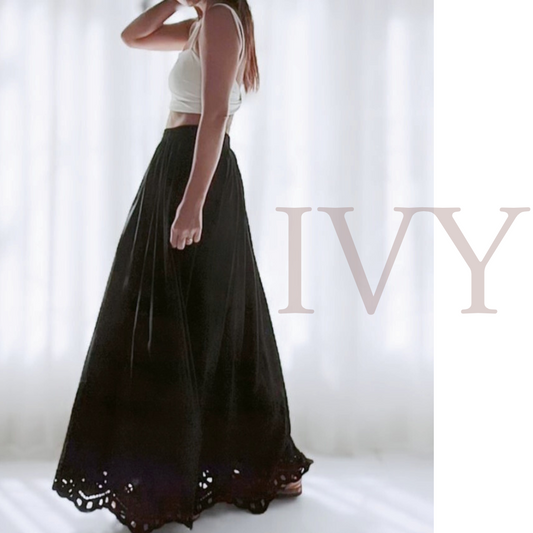 CINDY Skirt Black│XS,S,M,L,XL Pre-order 14days