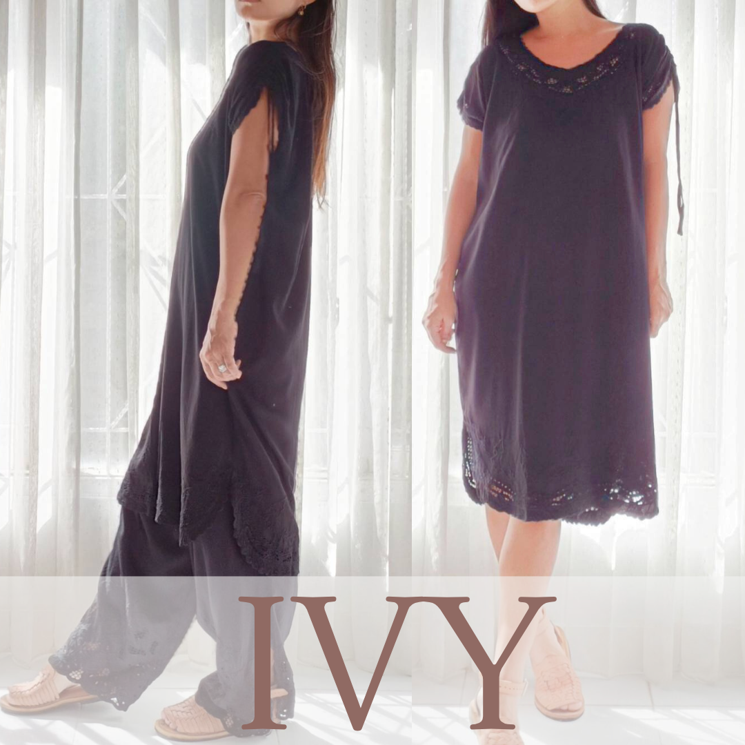 CINDY Dress Black│Onesize Pre-order 14days