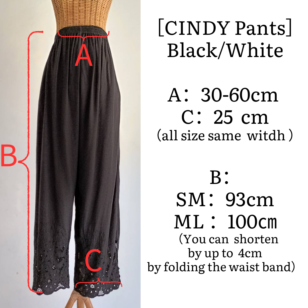 CINDY Pants Black │SM , ML Pre-order 14days