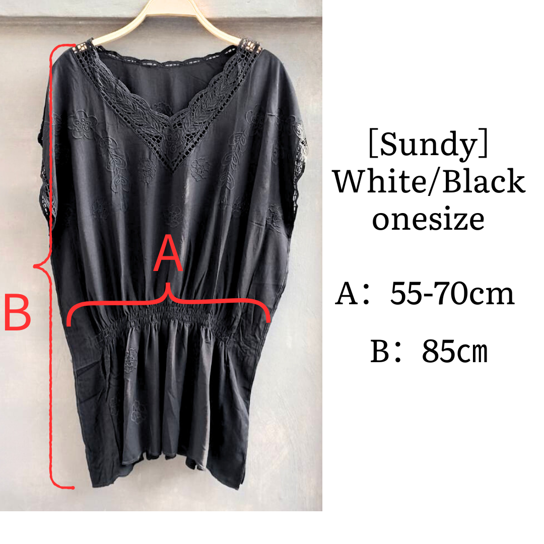 SUNDY White│Onesize,in stock