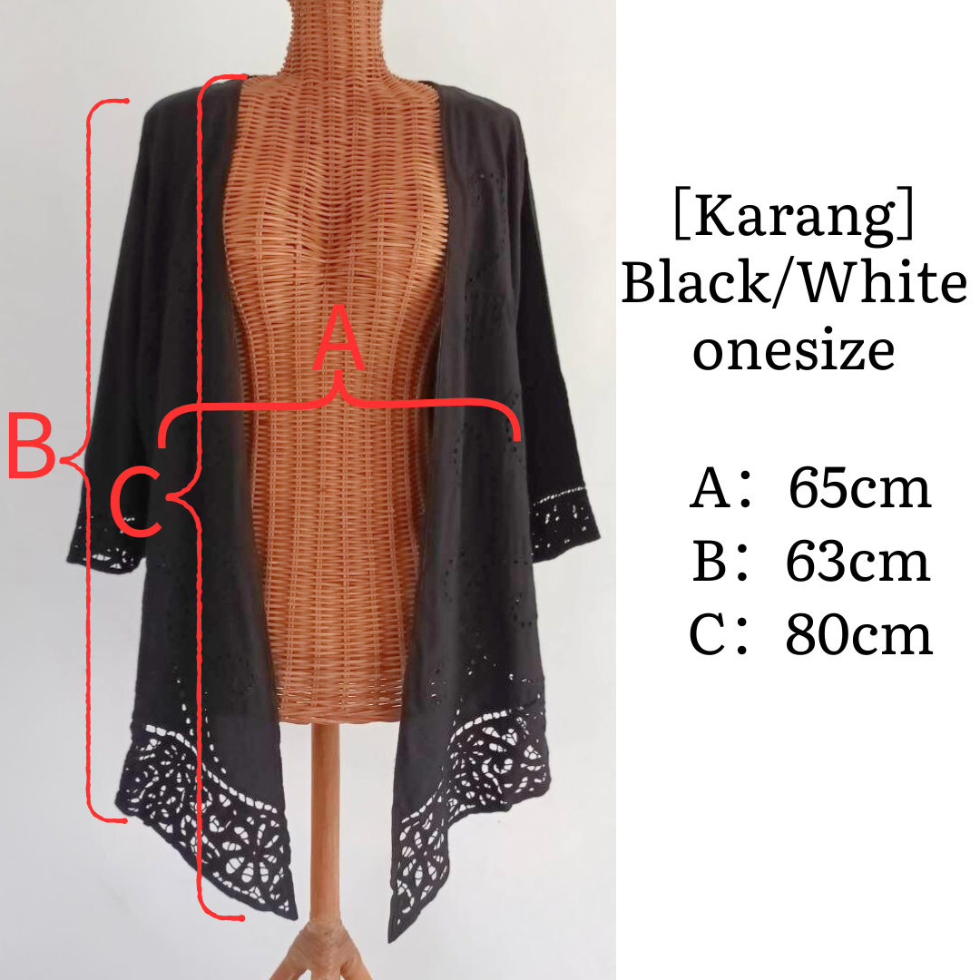 Karang Black│Onesize,in stock